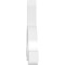 Ekena Millwork Ericson Architectural Grade PVC Gable Bracket, 60"W x 40"H x 6"D x 6"F, 16/12 Pitch GBP060X40X0606ERI00 - alternate 4